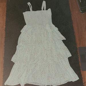 XL mint green floral dress by mimi chica